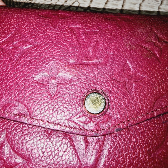 Authentic  LV Monogram Empreinte Leather Curieuse Wallet - Picture 5 of 11